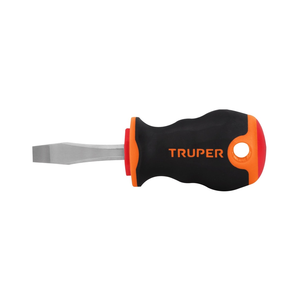 14003 / Desarmador plano 1/4' x 1-1/2' mango Comfort Grip, Truper