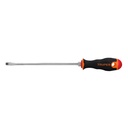 100833 / Desarmador plano 1/4' x 8' mango Comfort Grip, Truper