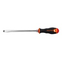 100834 / Desarmador plano 3/8' x 8' mango Comfort Grip, Truper
