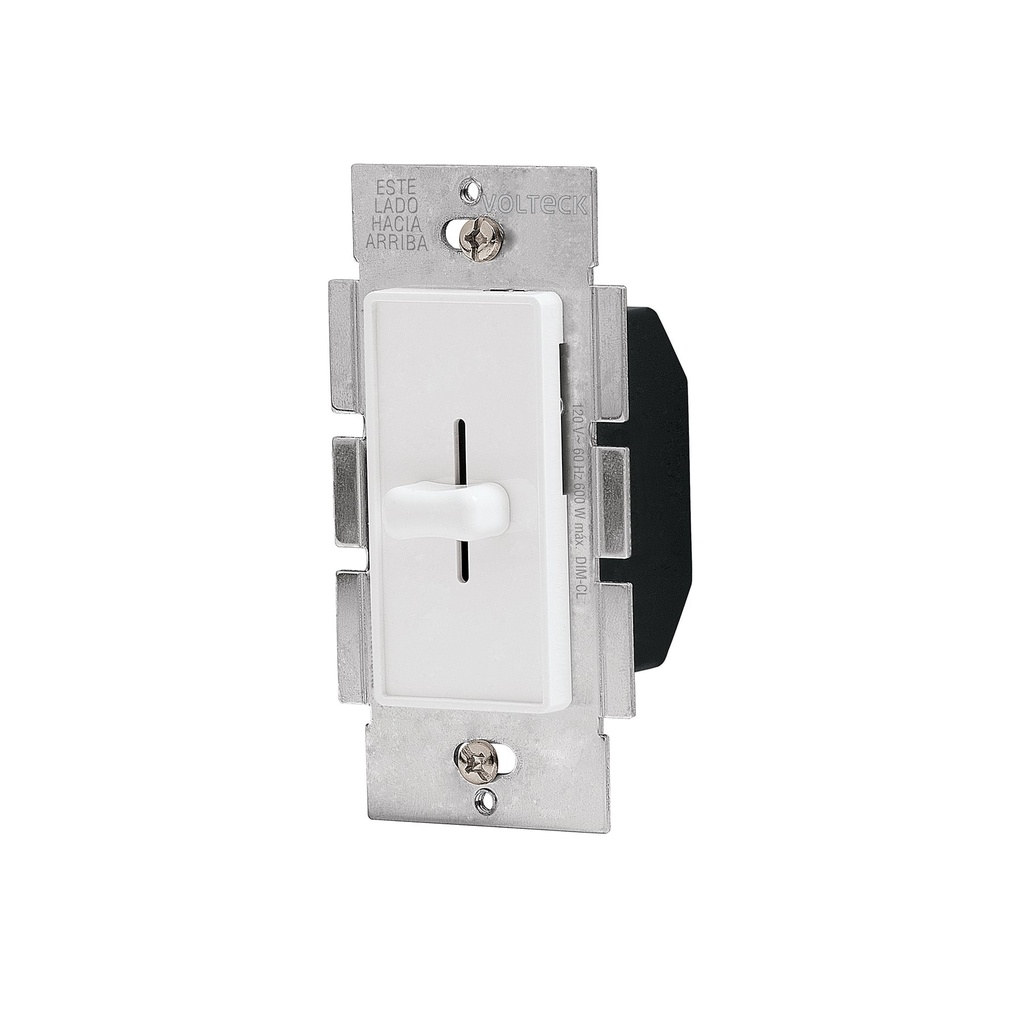 46300 / Atenuador de luz deslizable, línea Classic, Volteck