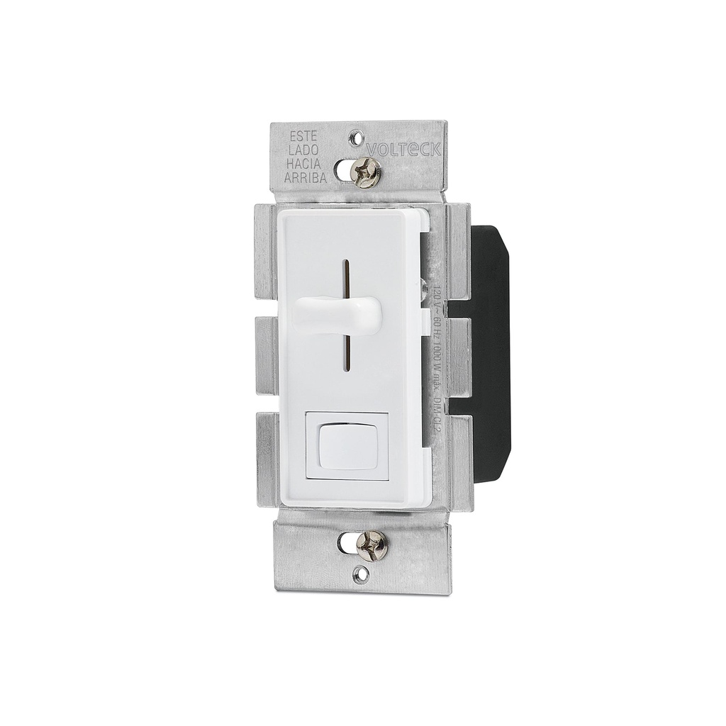 46301 / Atenuador de Luz deslizable con interruptor, línea Classic, Volteck