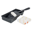 15023 / Kit de rodillo para pintar, 4' (maneral, charola y felpa), Truper