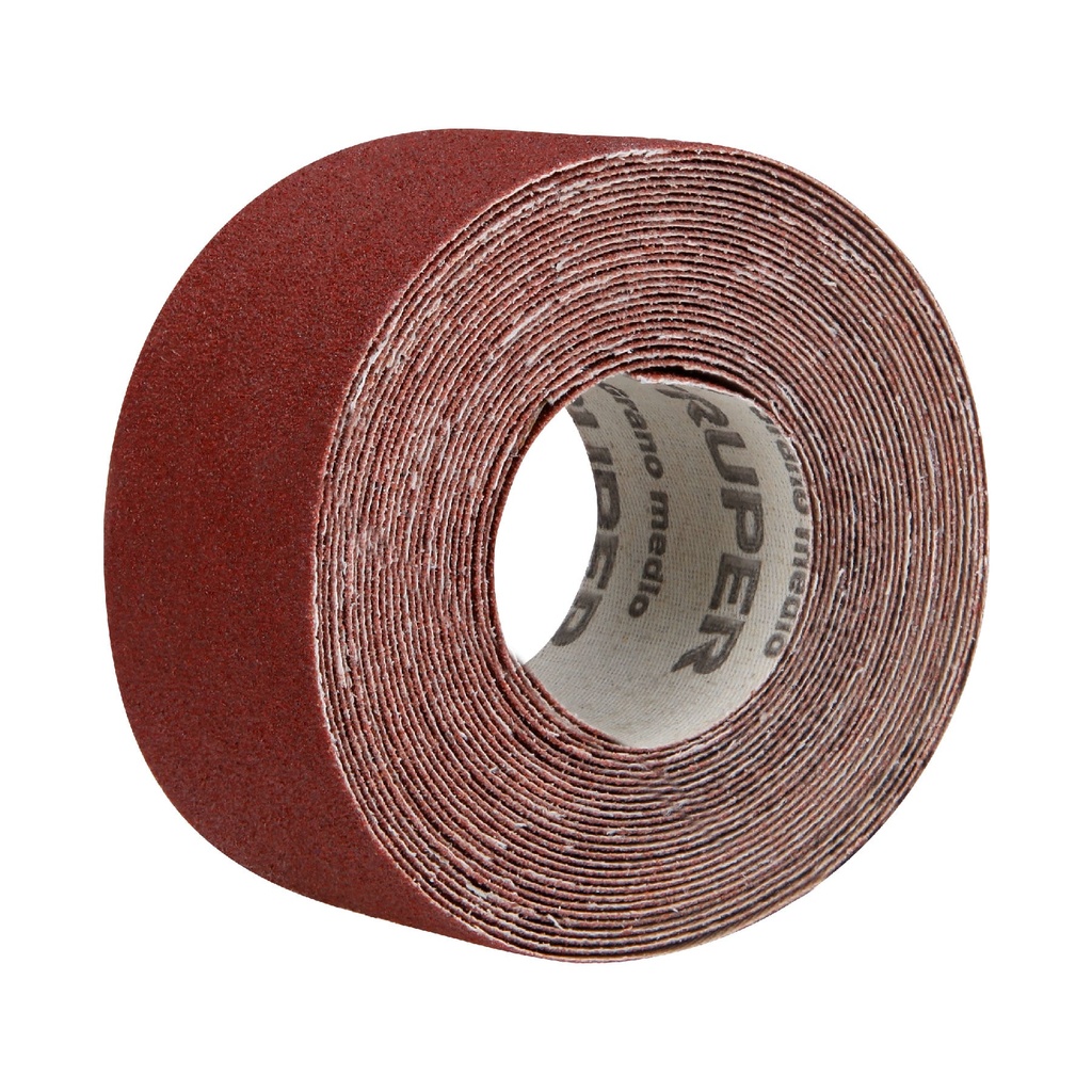 100569 / Rollo de 5 m de lija para plomero grano 100 ancho 1-1/2', Truper