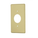 46414 / Placa para contacto redondo, de aluminio, línea Standard, Volteck