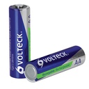 47204 / Blíster con 2 pilas AA recargables larga duración, 2500 mAh, Volteck