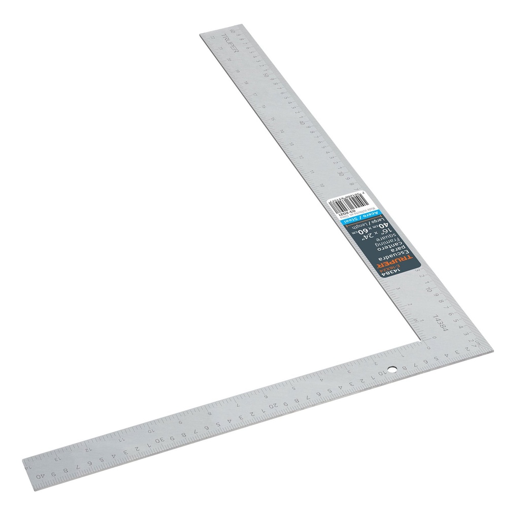 14384 / Escuadra 16'x24' de acero para cantero, Truper