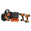 102202 / Combo rotomartillo/destornillador de impacto inalámbrico 20V, Truper