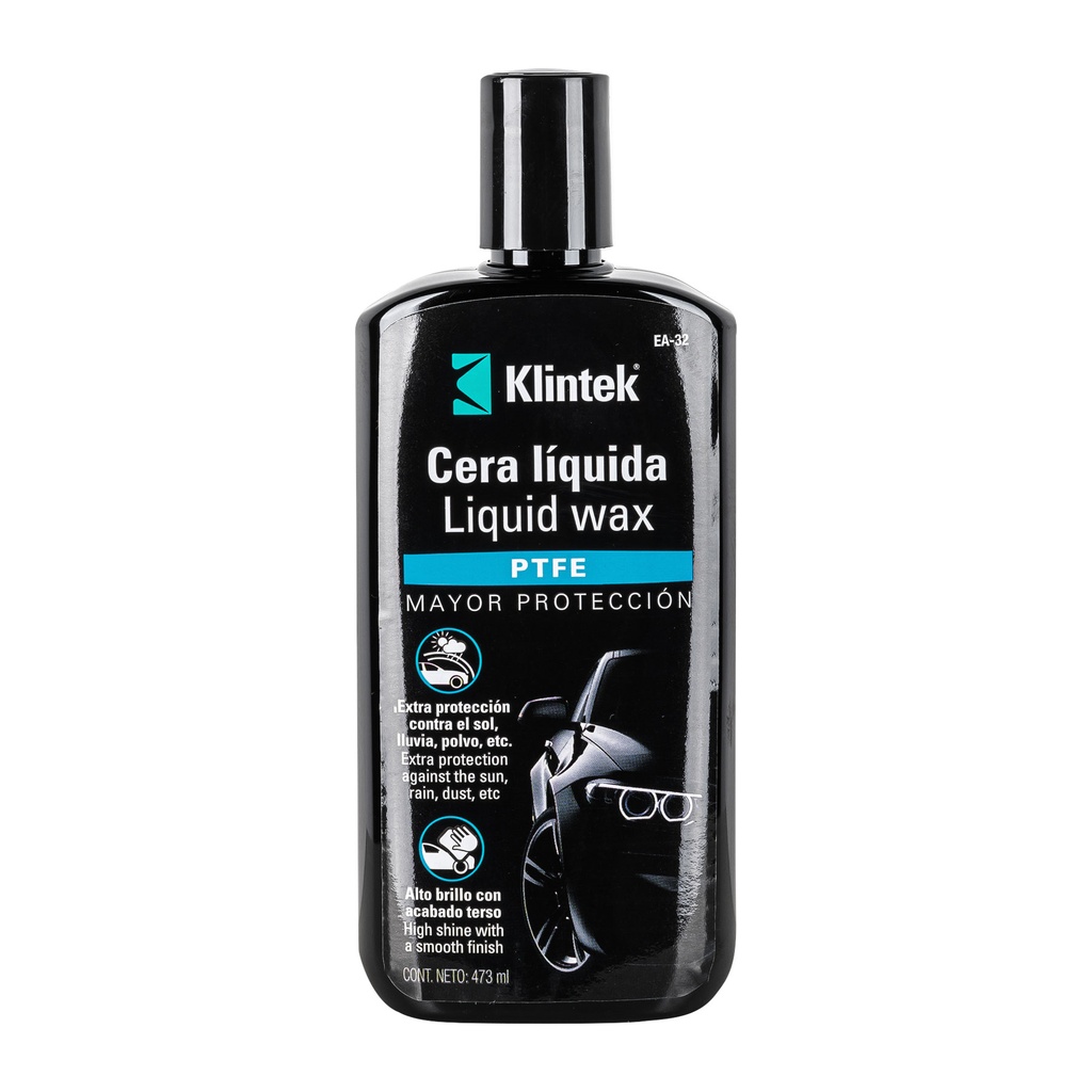 57089 / Cera líquida PTFE para auto, 473 ml, Klintek