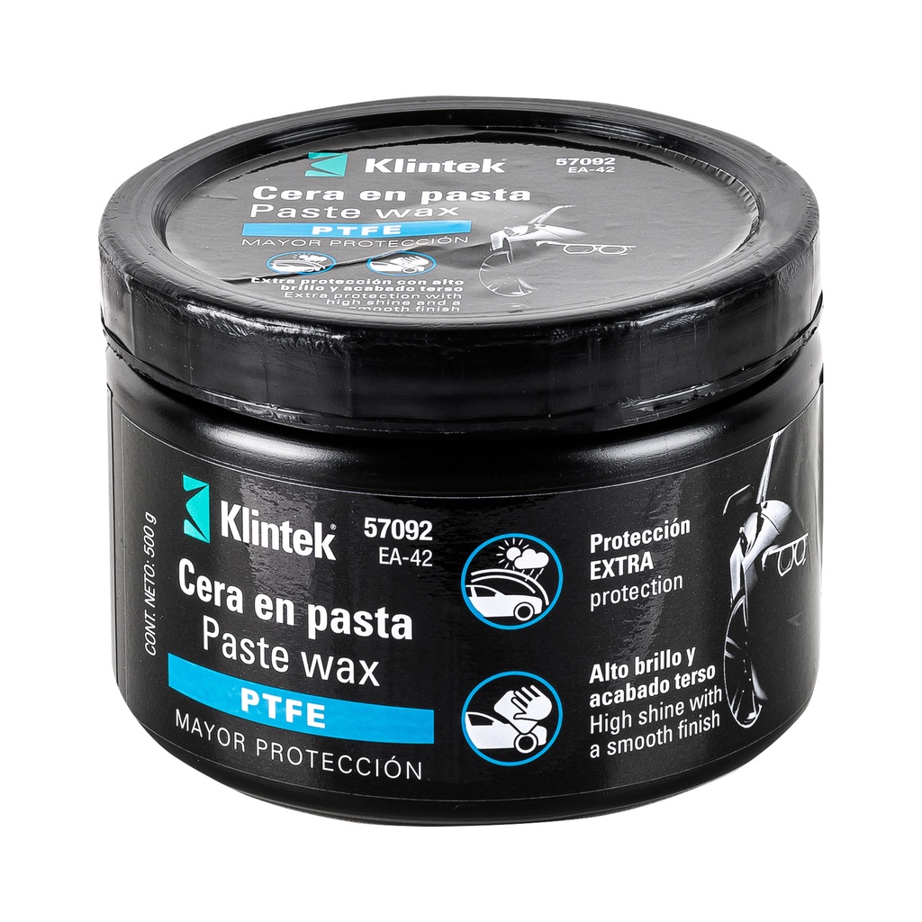 57092 / Cera en pasta PTFE para auto, 500 g, Klintek