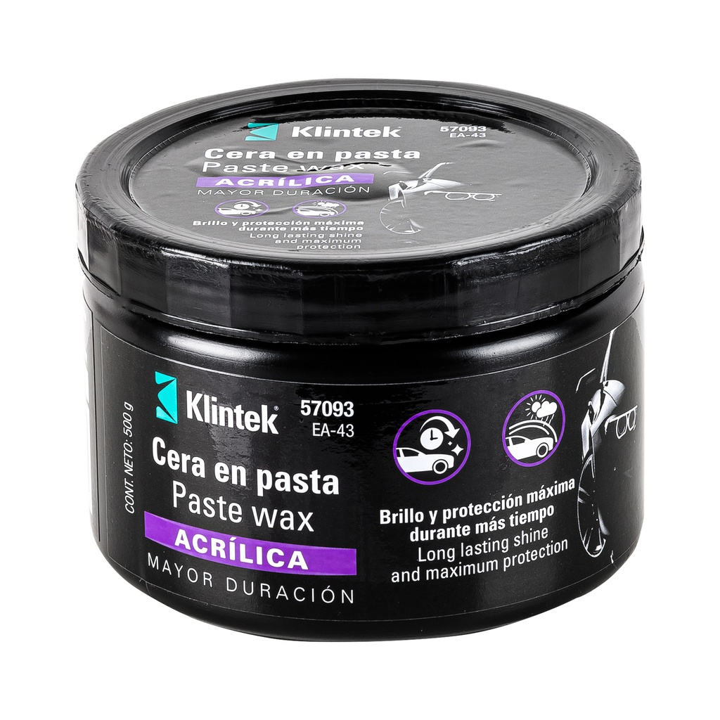 57093 / Cera pasta acrílica para auto, 500 g, Klintek