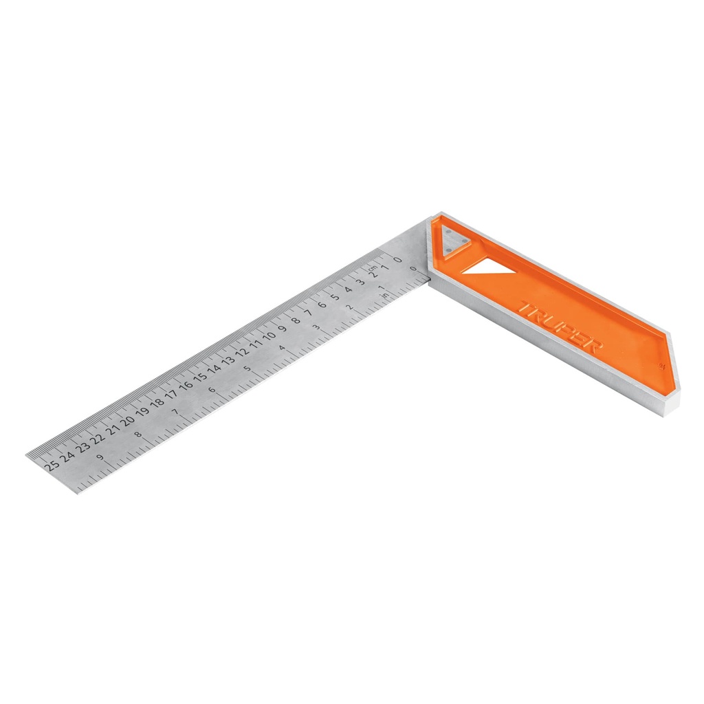 14374 / Escuadra 10' para carpintero con mango 100% de aluminio, Truper