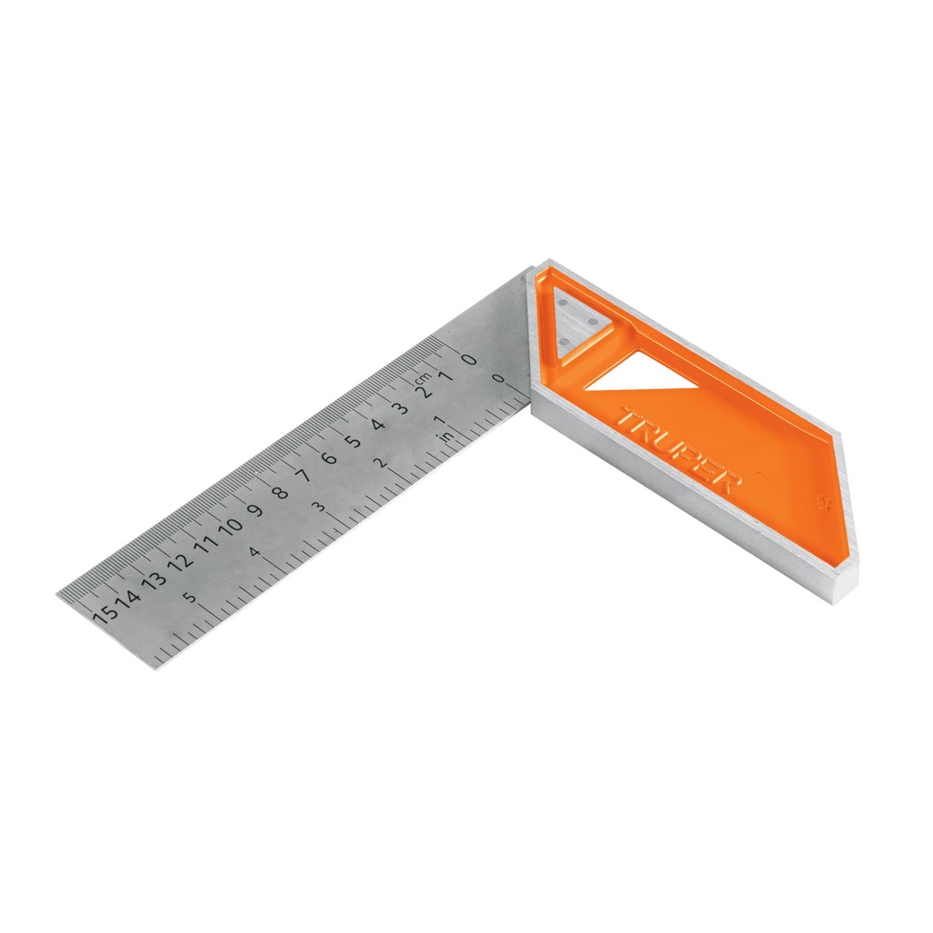 14370 / Escuadra 6' para carpintero con mango 100% de aluminio, Truper