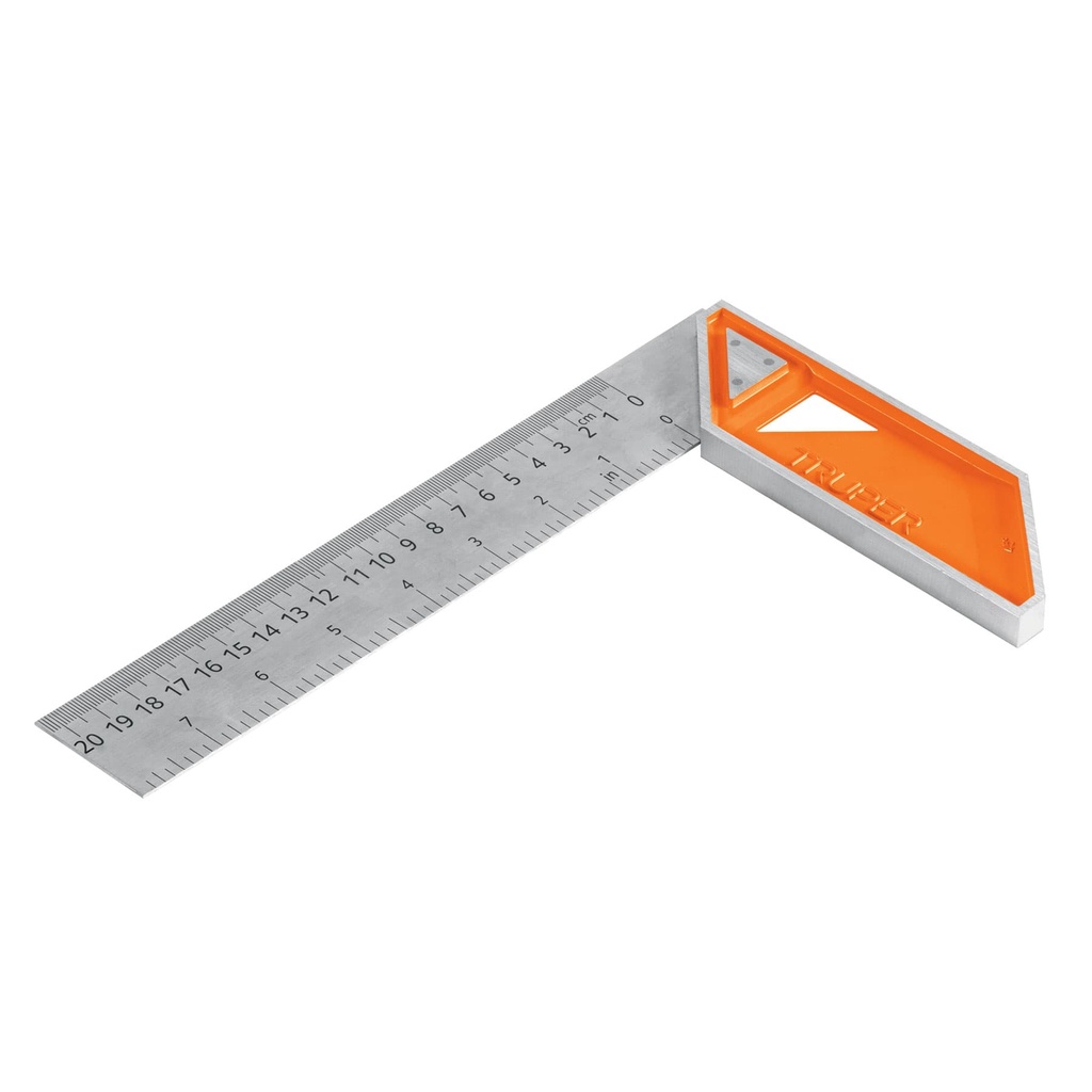14372 / Escuadra 8' para carpintero con mango 100% de aluminio, Truper