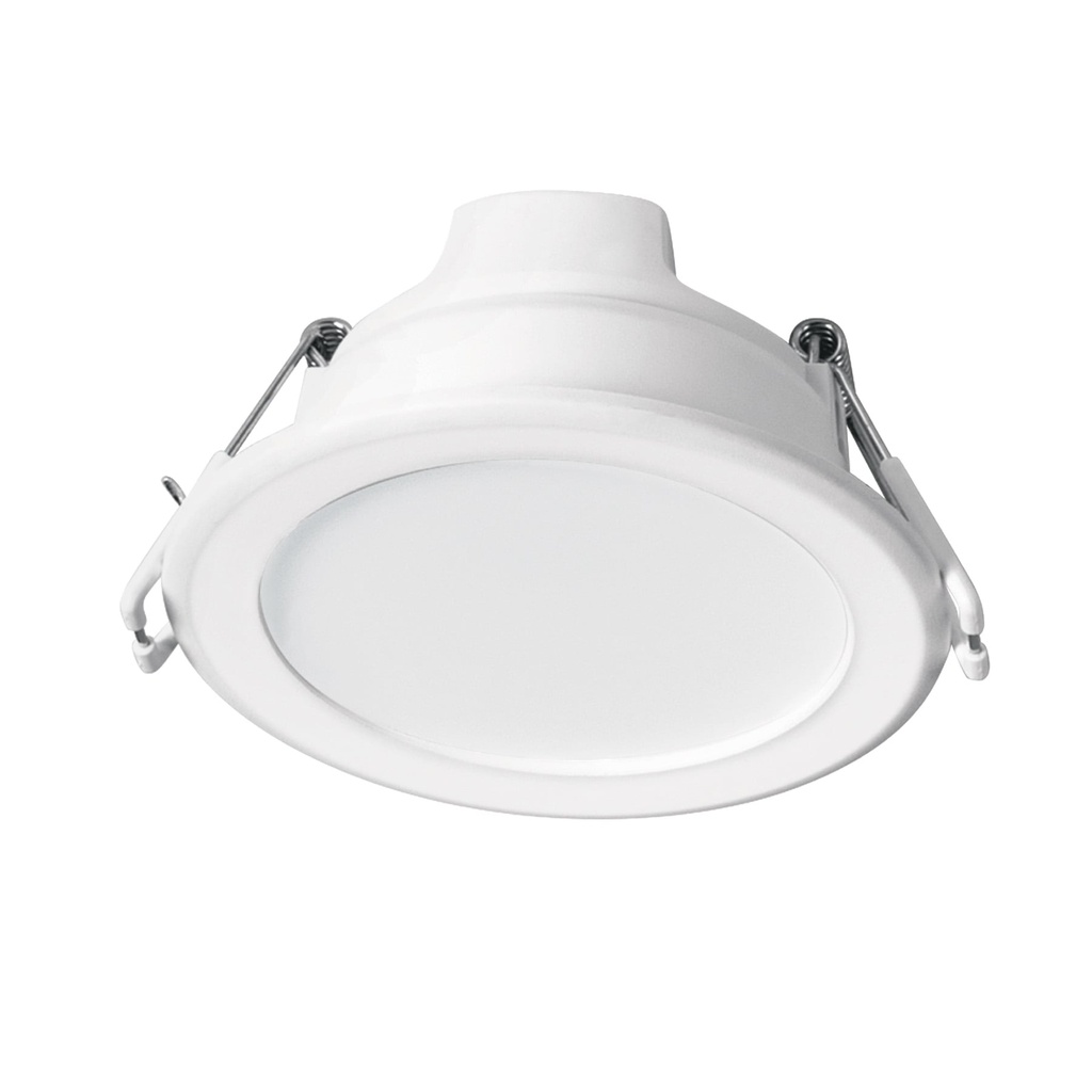 25086 / Luminario LED empotrable 5 W redondo, luz de día, Basic, Volteck