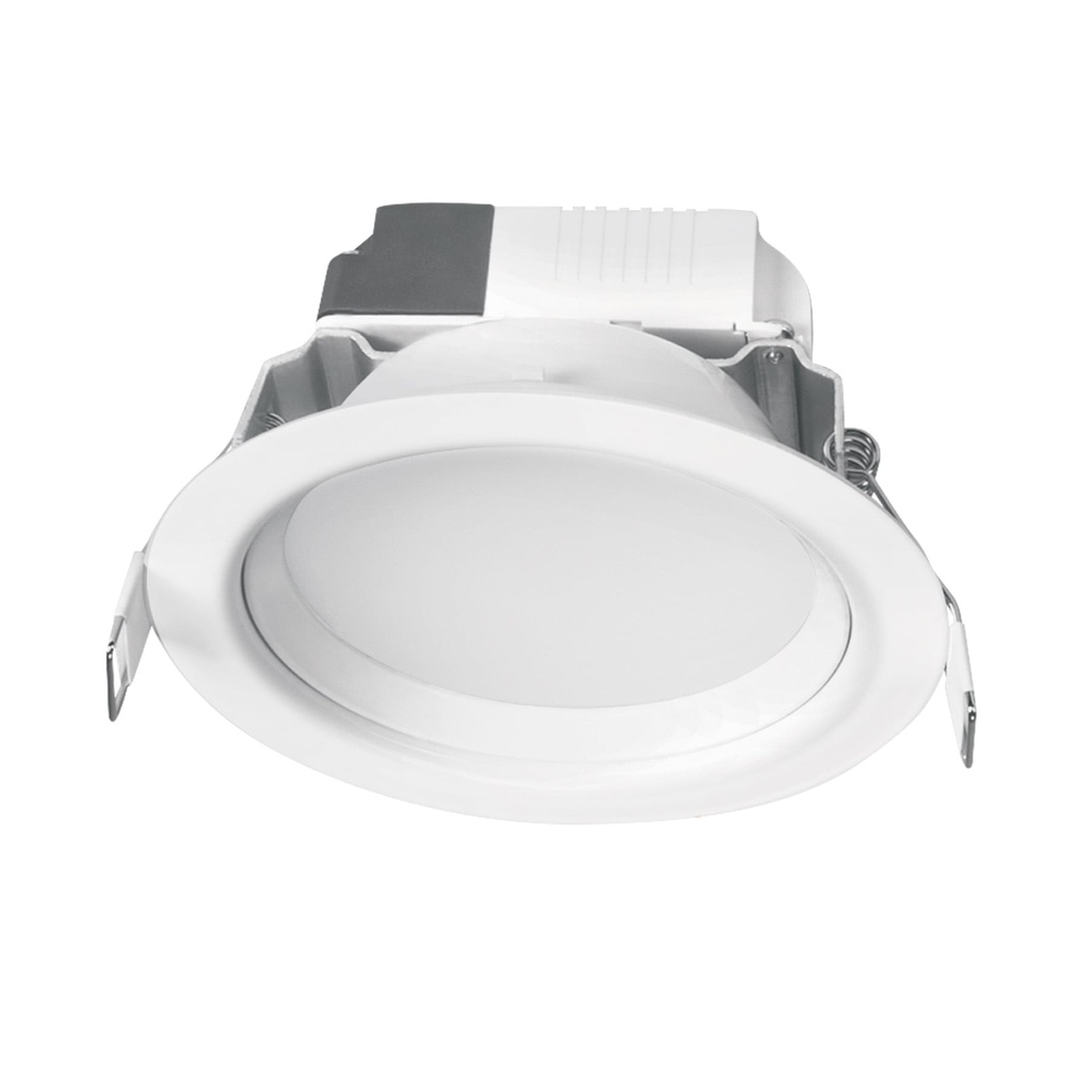 48094 / Luminario LED empotrado redondo de 5 W, luz cálida, Volteck