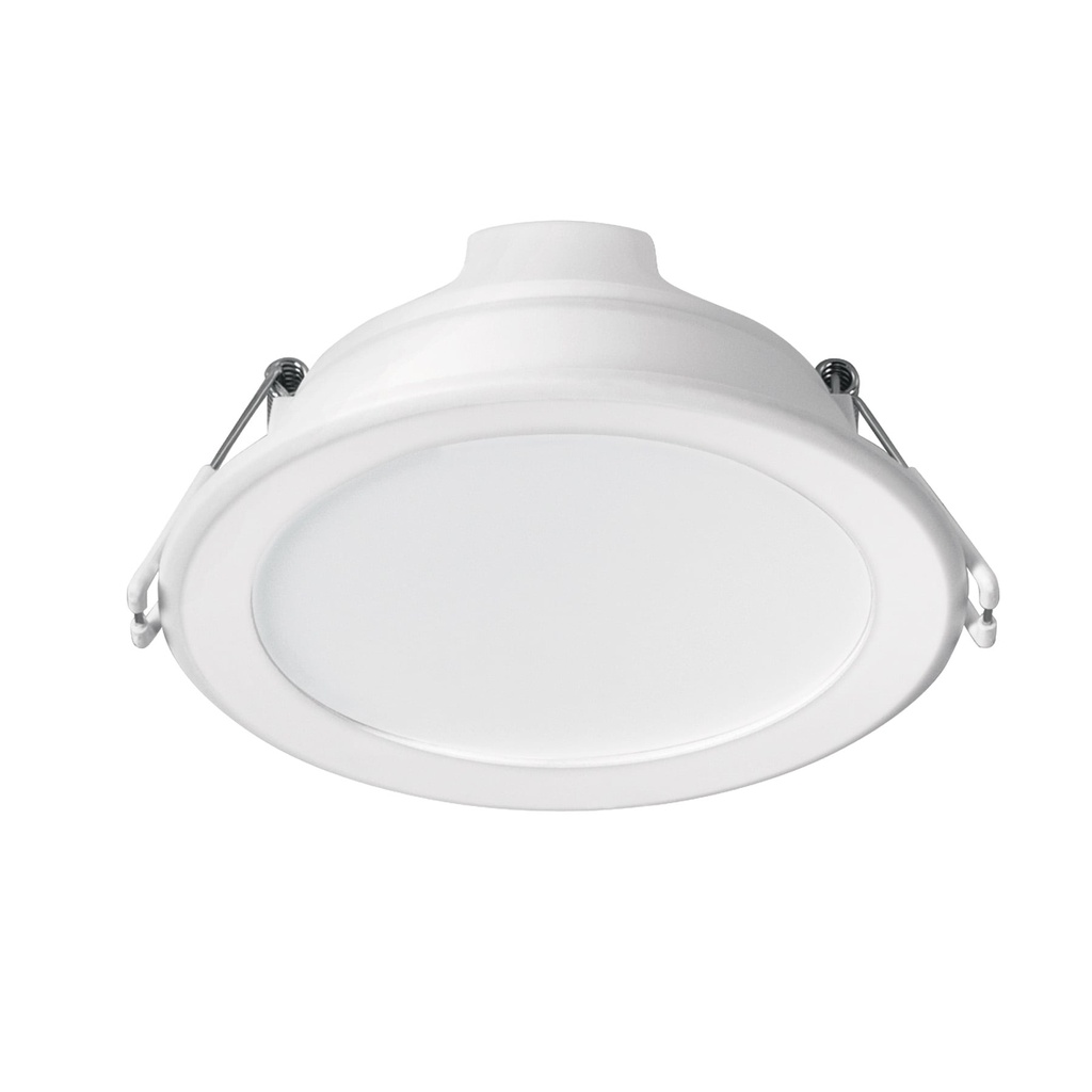 25087 / Luminario LED empotrable 7 W redondo, luz de día, Basic, Volteck