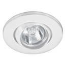 46623 / Luminario redondo blanco spot esférico, lámpara no incluida, Volteck