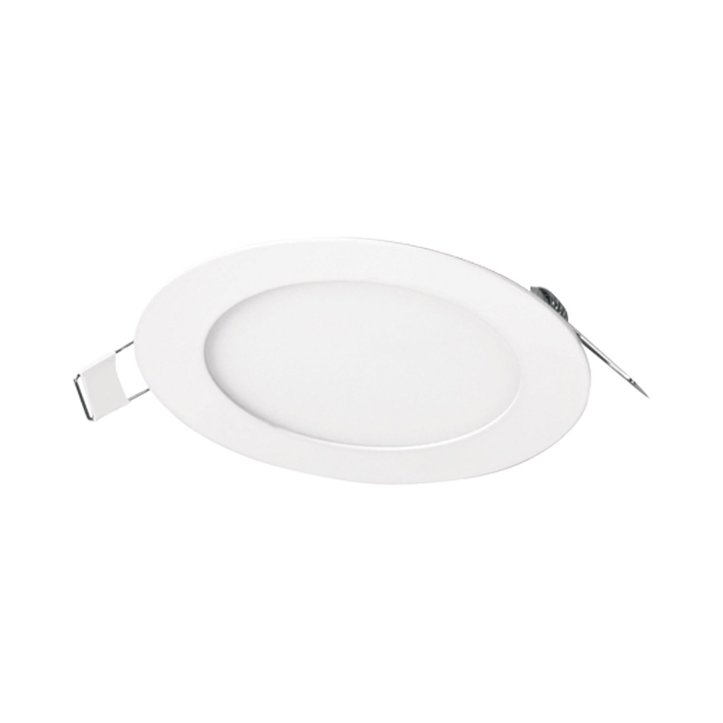 48546 / Luminario ultradelgado redondo p/empotrar 6W, luz de día, Volteck