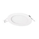 48546 / Luminario ultradelgado redondo p/empotrar 6W, luz de día, Volteck
