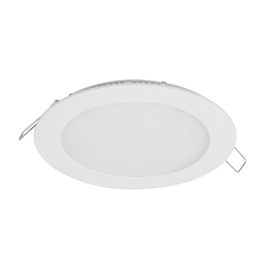 48547 / Luminario ultradelgado redondo p/empotrar 12W, luz de día, Volteck