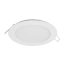 48547 / Luminario ultradelgado redondo p/empotrar 12W, luz de día, Volteck