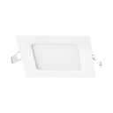 48540 / Luminario ultradelgado cuadrado p/empotrar 6W, luz de día, Volteck