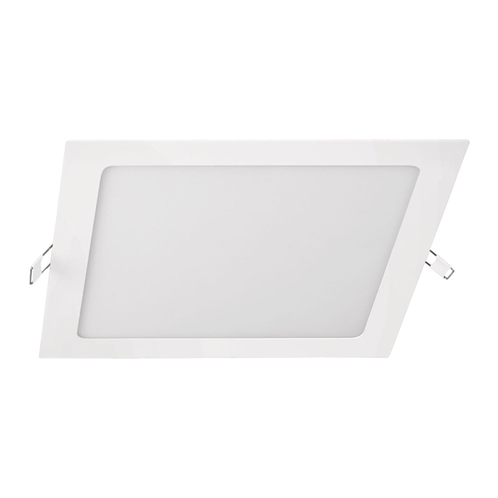 48542 / Luminario ultradelgado cuadrado p/empotrar 18W, luz de día, Volteck