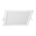 47408 / Luminario ultra delgado LED 18W empotrar cuadrado luz cálida, Volteck