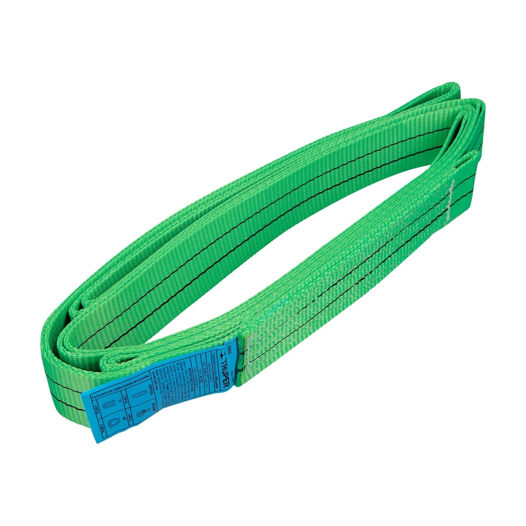 101633 / Eslinga de poliéster redonda sin fin, 2 T x 3 m, Truper