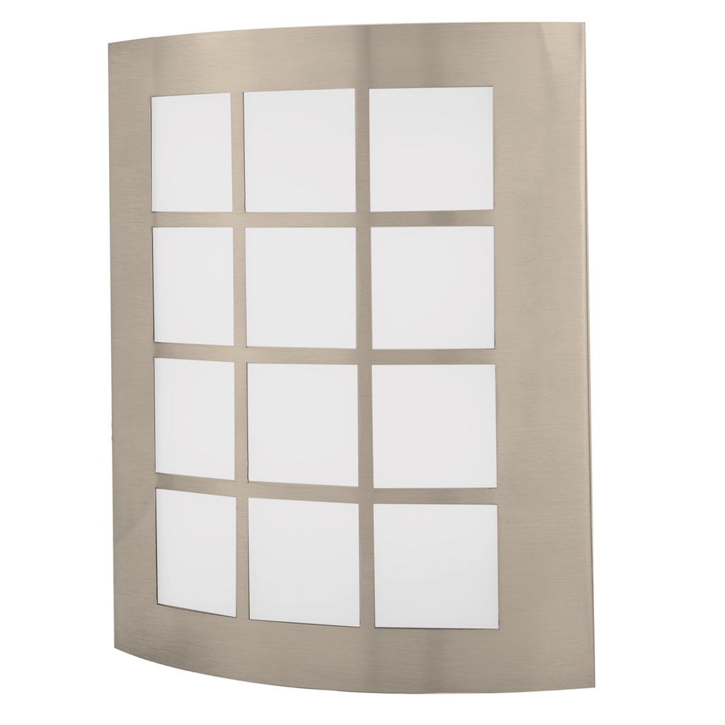 48011 / Arbotante decorativo de LED 15 W acero inoxidable luz cálida, Volteck