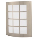 48011 / Arbotante decorativo de LED 15 W acero inoxidable luz cálida, Volteck