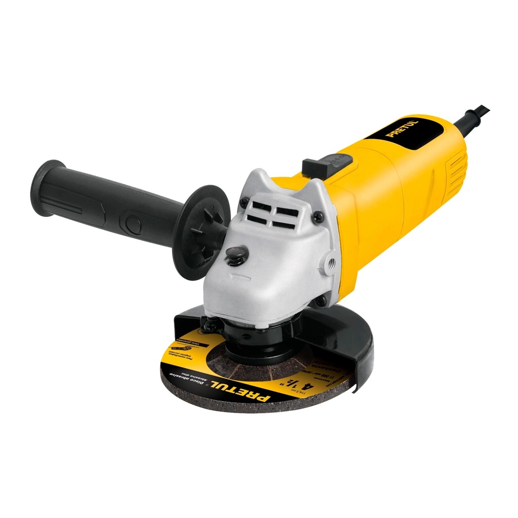 Esmeriladora angular 4-1/2', 500 W, Pretul