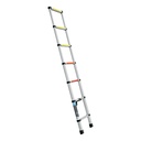 101903 / Escalera telescópica, 7 peldaños, tipo II, capacidad 102kg, Truper