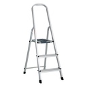 16764 / Escalera tubular plegable, 3 peldaños, aluminio, Truper