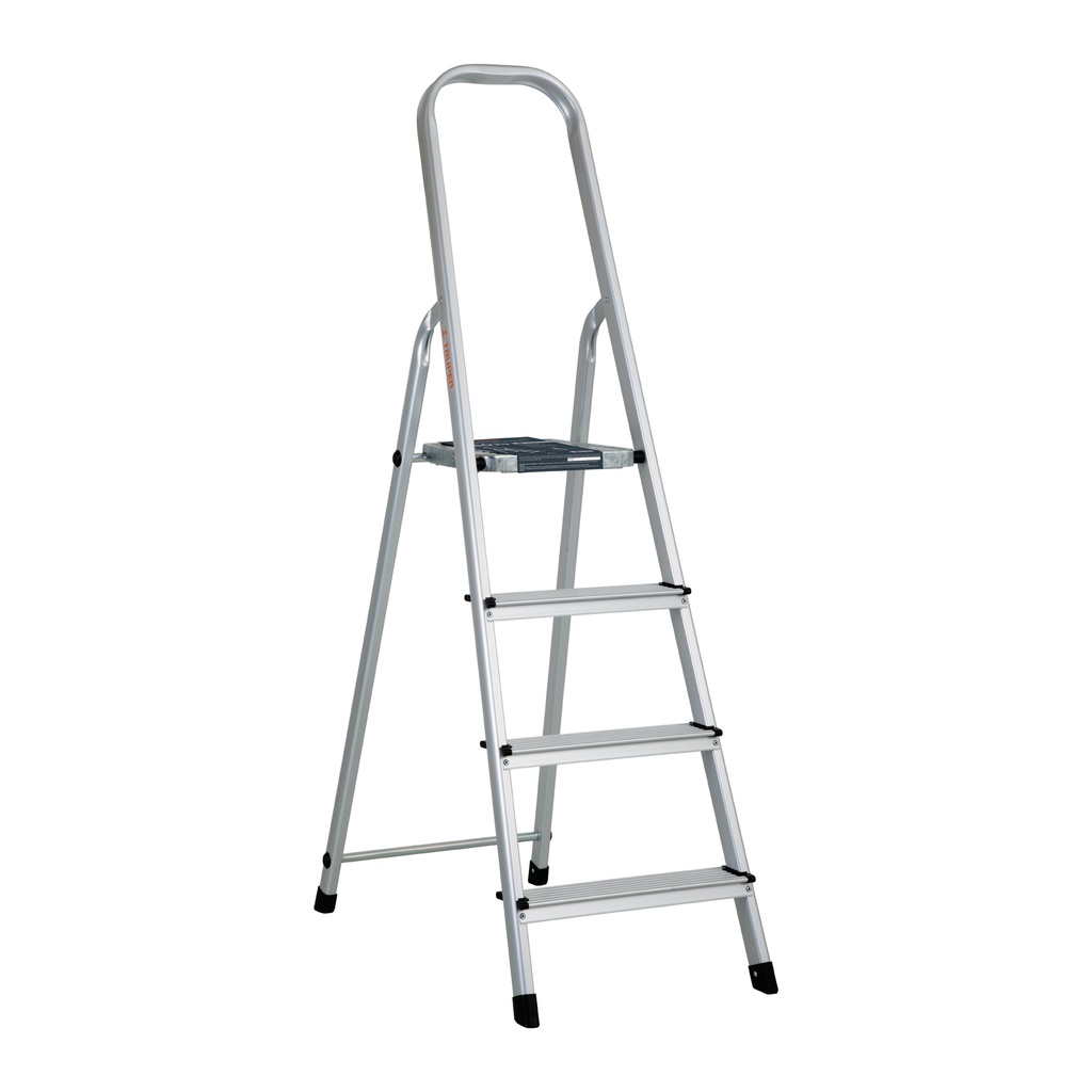 16765 / Escalera tubular plegable, 4 peldaños, aluminio, Truper