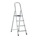 16765 / Escalera tubular plegable, 4 peldaños, aluminio, Truper