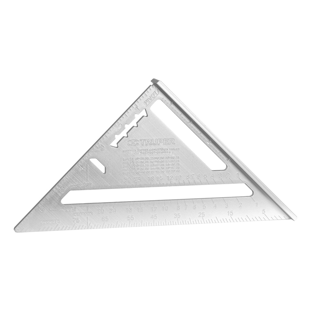 15131 / Escuadra 7' de aluminio para muros de yeso, Truper