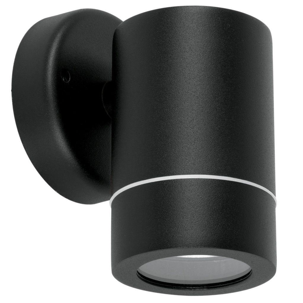 48143 / Arbotante de acento 1 spot negro, lámpara no incluida, Volteck