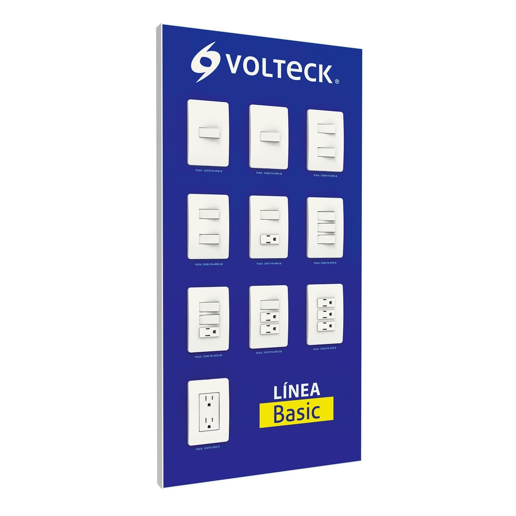 57026 / Exhibidor de Línea Basic armada, Volteck