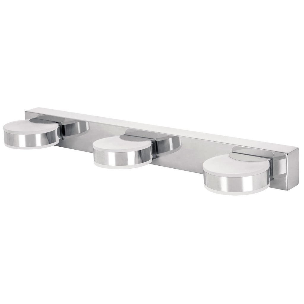 46346 / Arbotante decorativo de LED 10 W con 3 spots para baño, Volteck