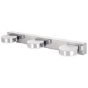 46346 / Arbotante decorativo de LED 10 W con 3 spots para baño, Volteck