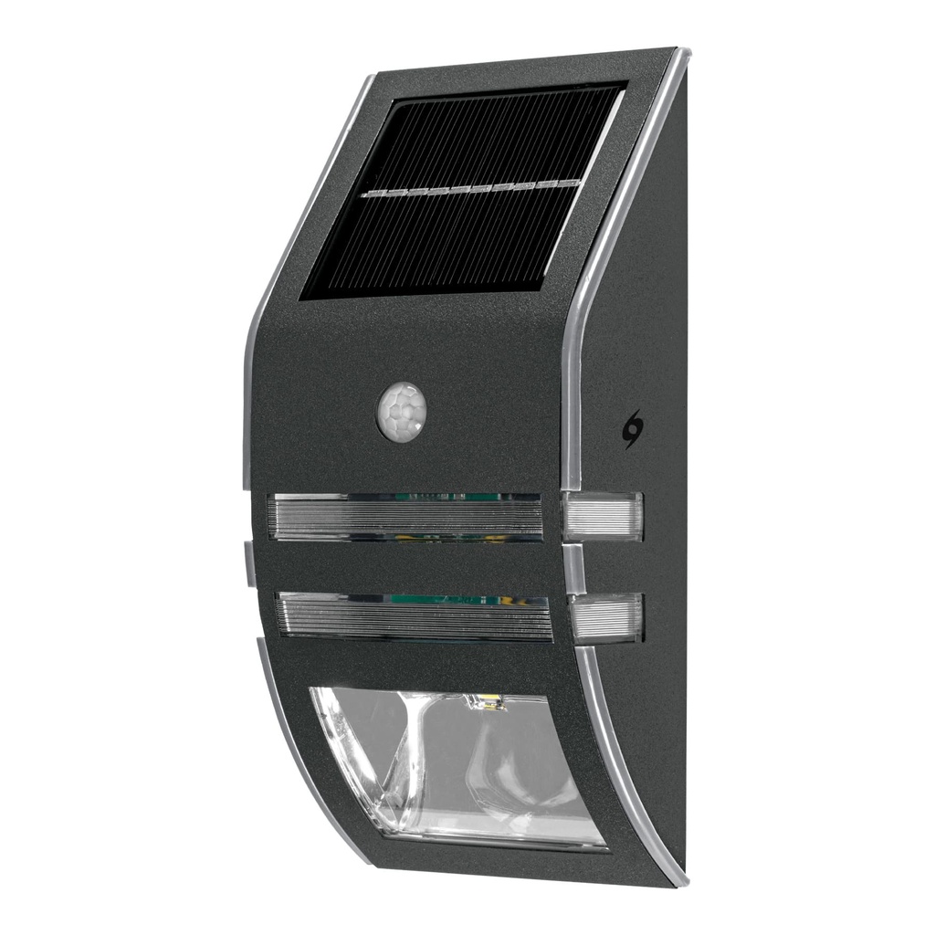 46362 / Arbotante solar LED con sensor de luz y movimiento, Volteck