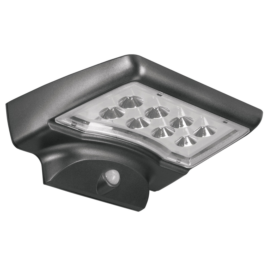 49073 / Arbotante solar LED 4 W con sensor de movimiento, Volteck
