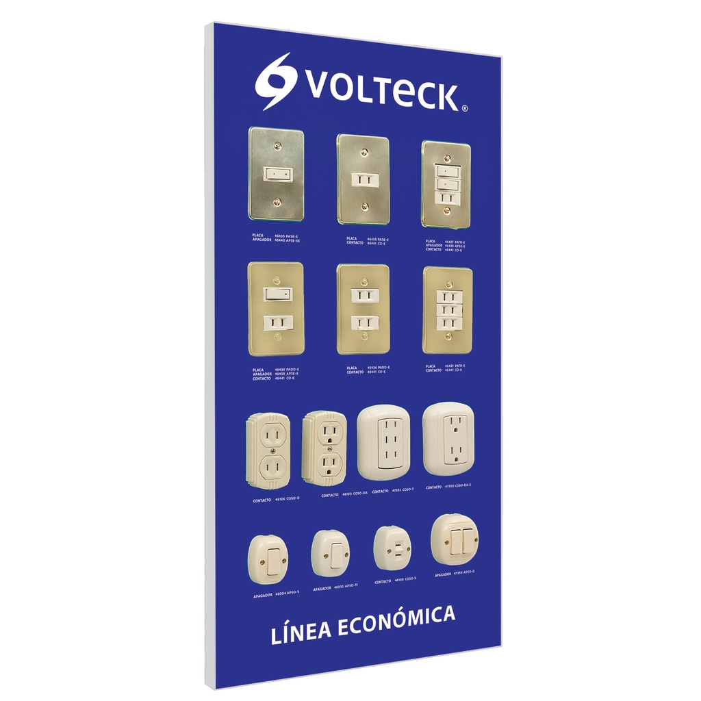 51584 / Exhibidor línea económica, Volteck