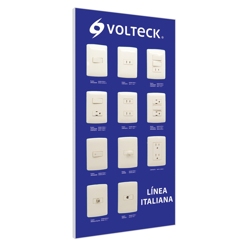 51586 / Exhibidor línea italiana, Volteck
