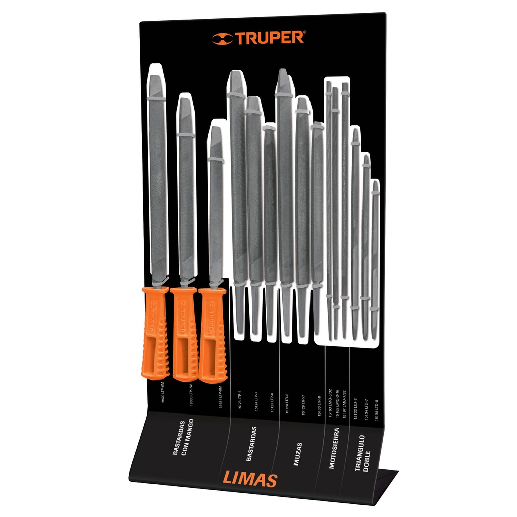 55789 / Exhibidor con limas, Truper