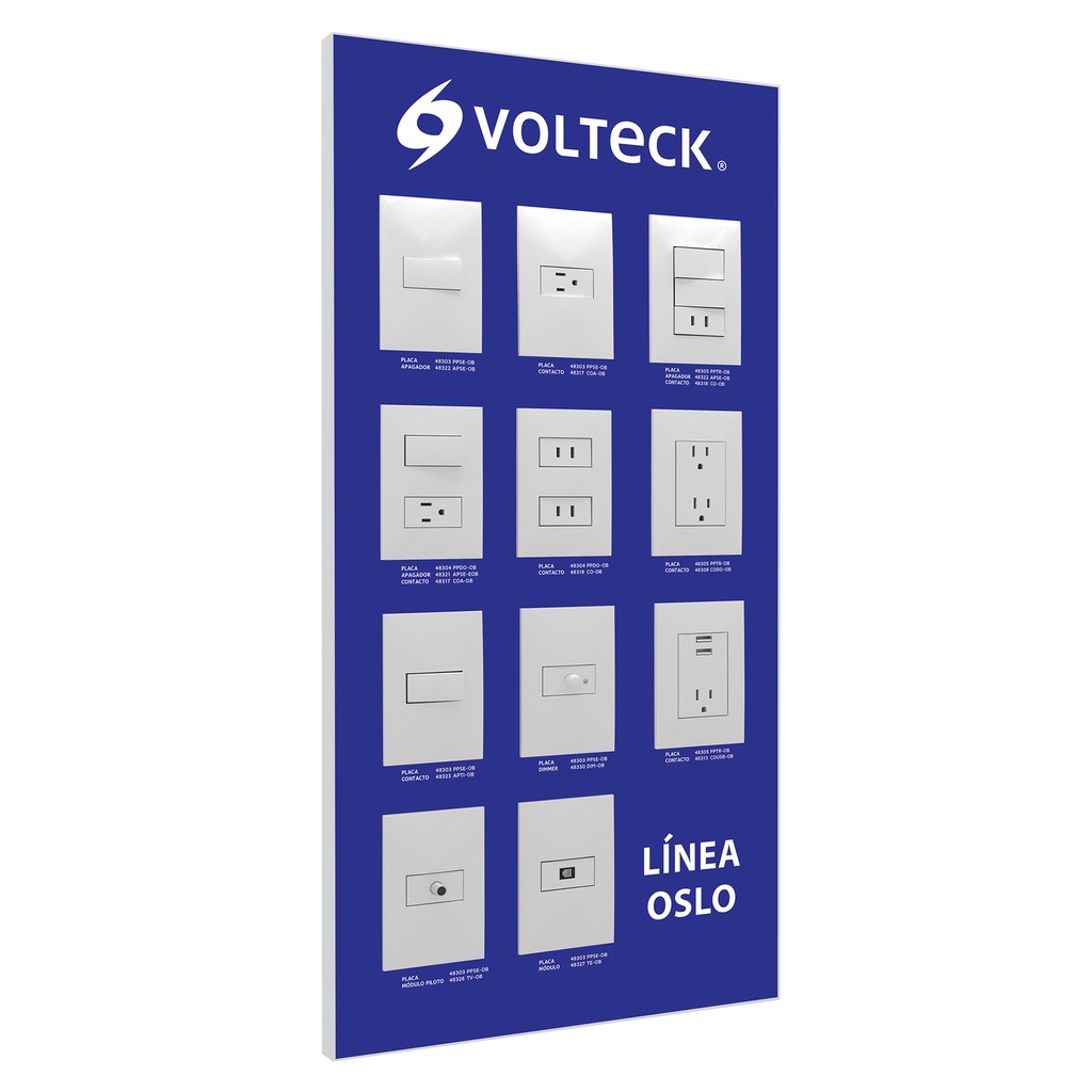51588 / Exhibidor de línea Oslo, Volteck