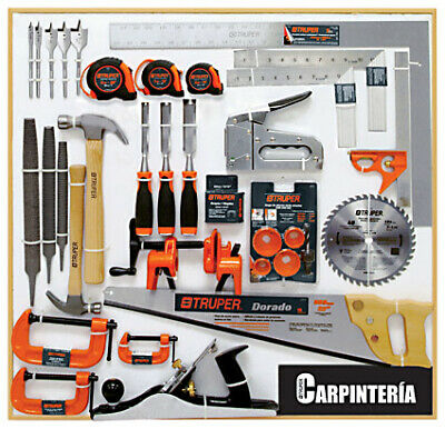 Exhibidor de carpintería, 82 x 82 cm, 1 sección, Truper