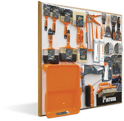 Exhibidor pinturas con respaldo inventario, 80x80cm, 1 sec, Truper