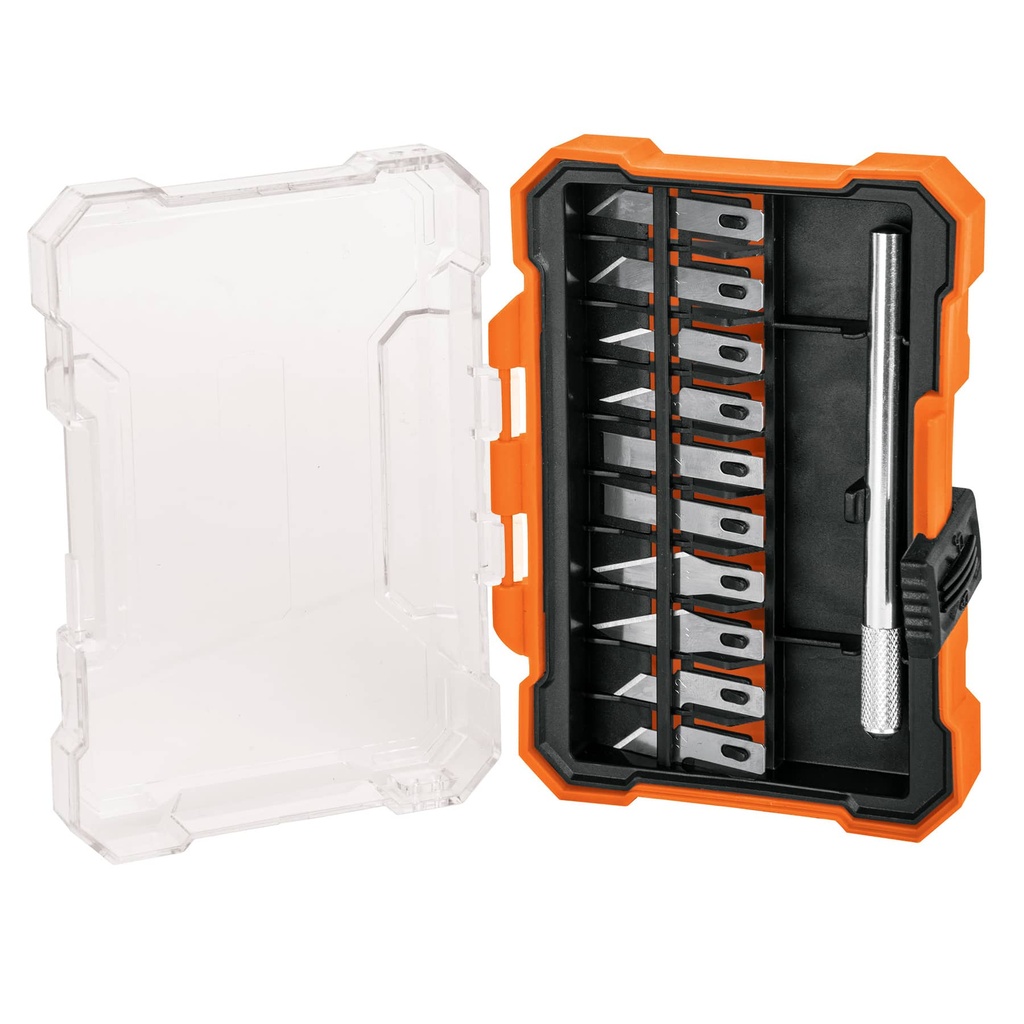 17512 / Juego de exactos Hobby con 11 piezas en estuche, Truper